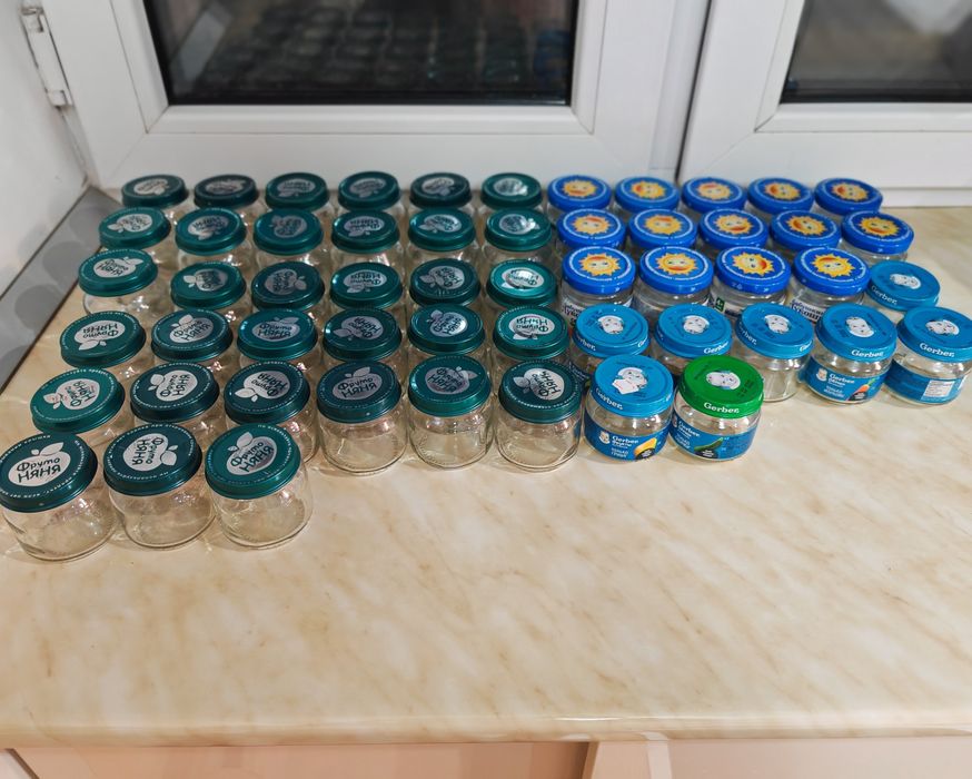 Отдам бесплатно баночки из под детского питания