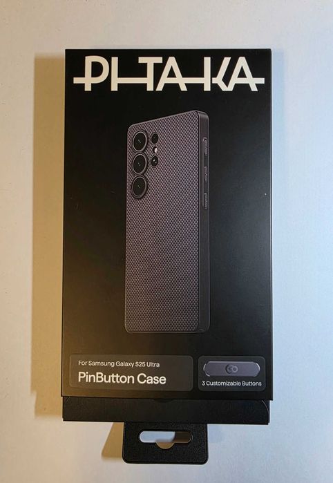 Husă Phitaka Samsung S25 Ultra neagră
