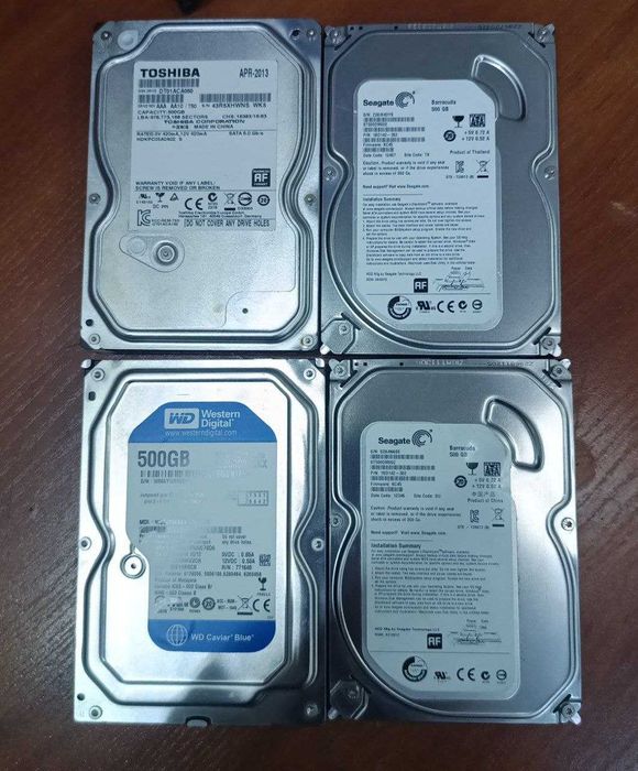 Жесткие диски 3,5 SATA (HDD) Б/У