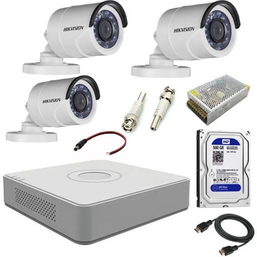 Камера Hikvision HD 4 штук