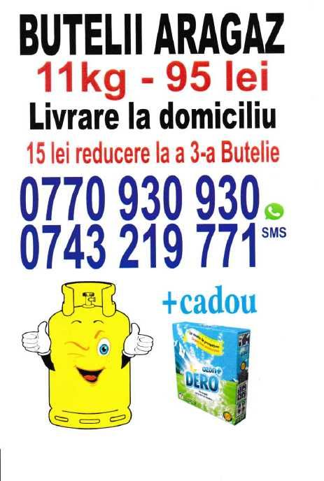 Livrare butelii de aragaz la domiciliu zona Radauti si imprejurimi.