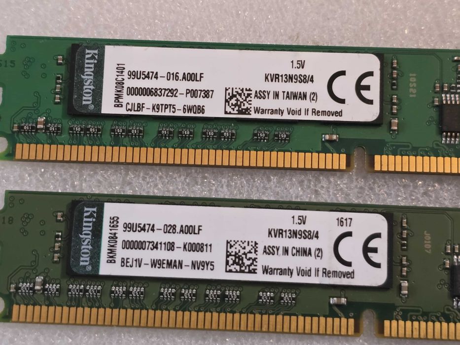 Memorie RAM desktop Kingston ValueRAM 4GB DDR3 1333MHz KVR13N9S8/4