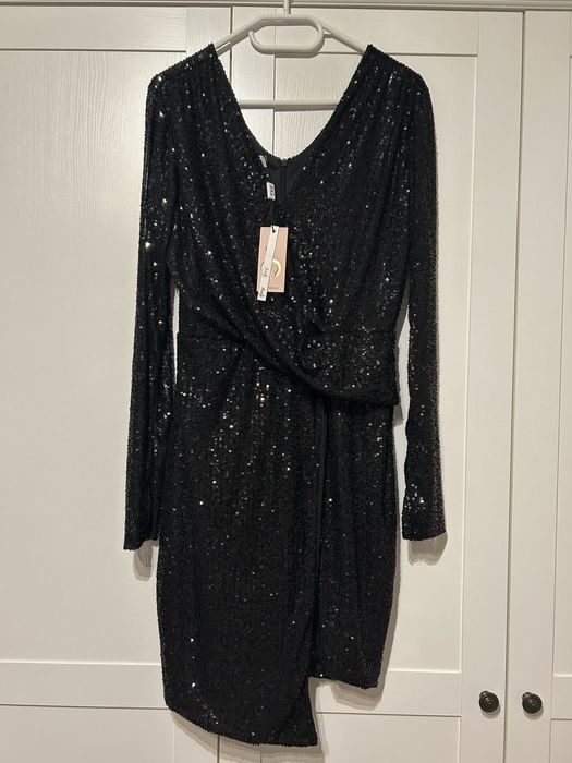 Vand rochie neagra cu paiete WALG