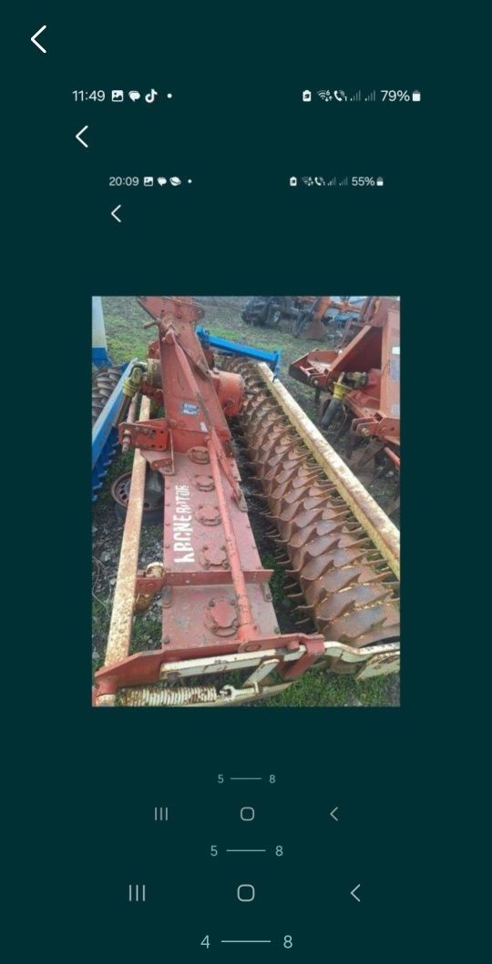 Freze pivotante de 2; 2,5 si 3m