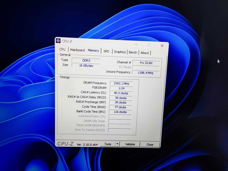 Memorie RAM Laptop 16GB (2x8GB) DDR5 5600MHz CL40 1.1V