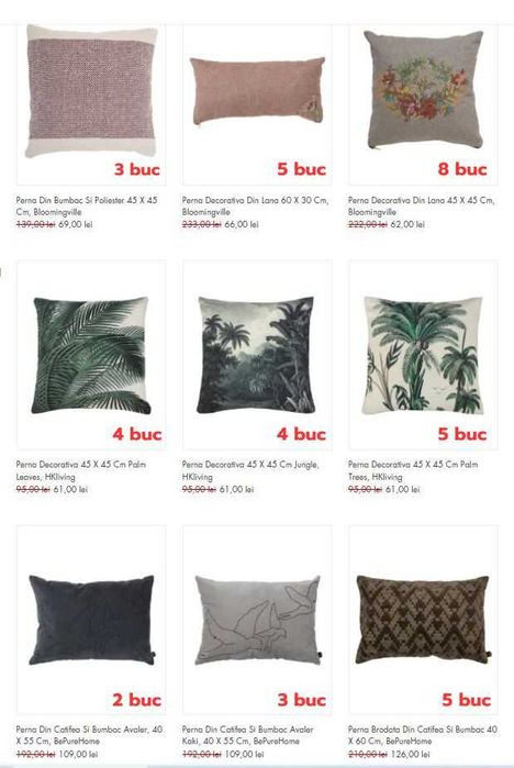 Lot perne decorative OUTLET - 95 buc, noi