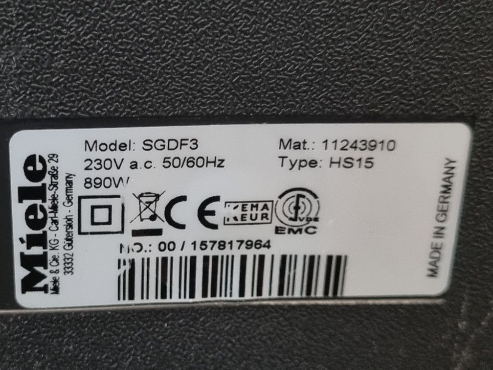 Прахосмукачка с торба Miele Complete Select PowerLine GRGR, 890 W, Фил