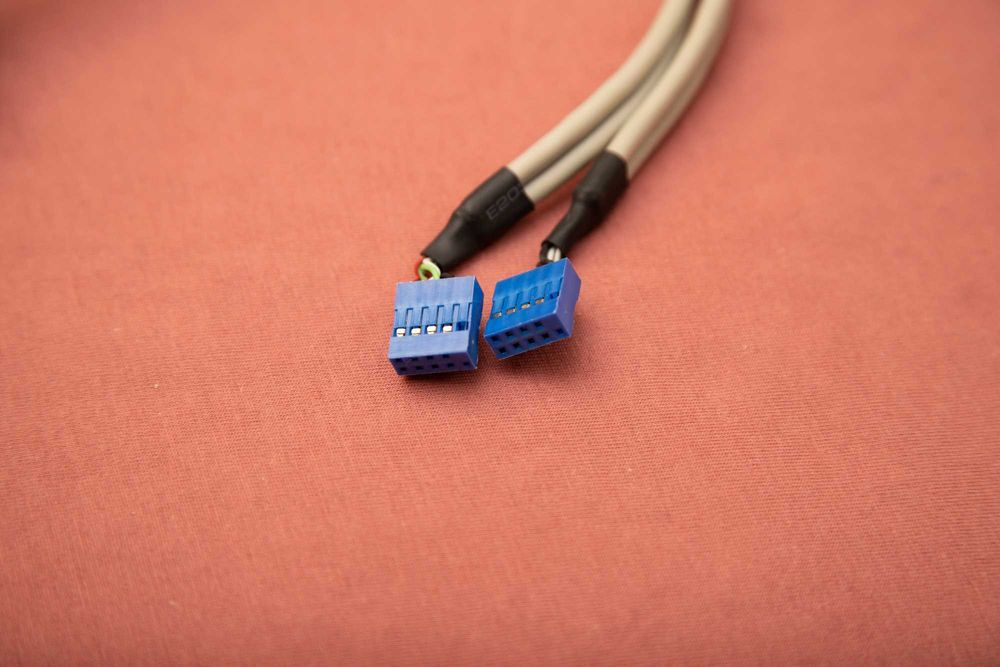 Bracket USB dual 4 port