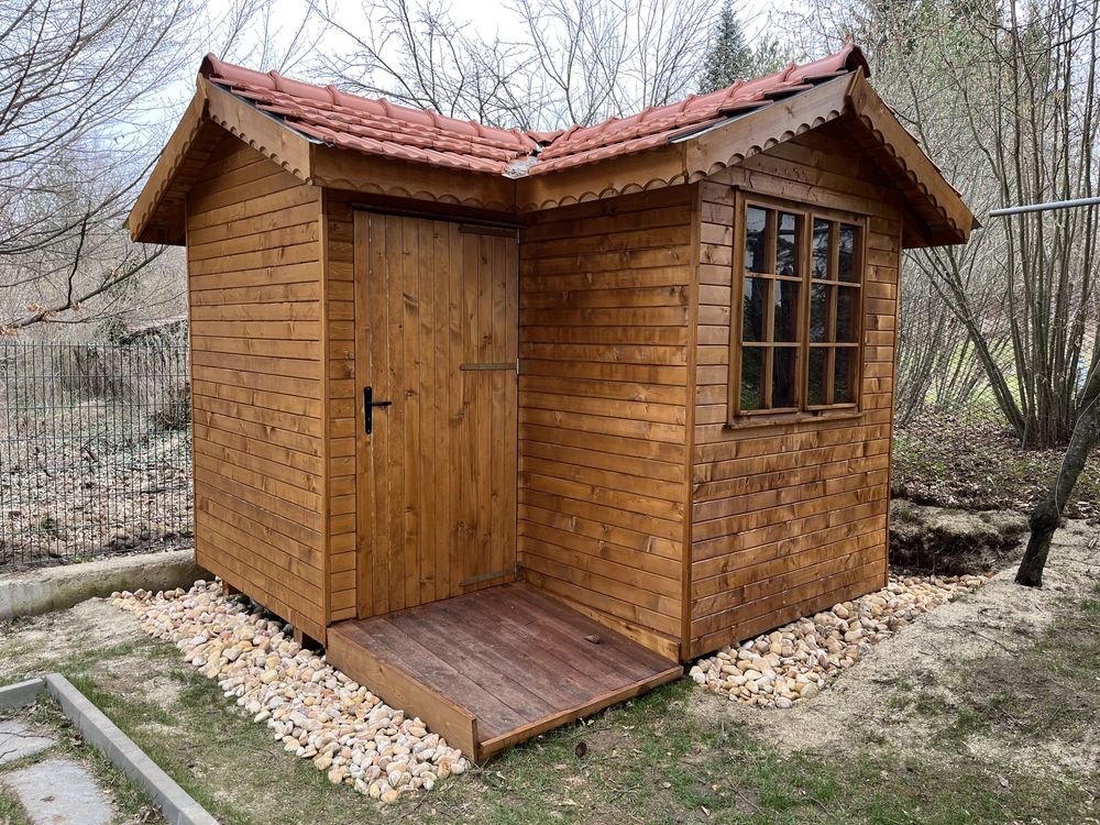 Градинска къща, къща за инструменти, бунгало, сглобяема къща, барака