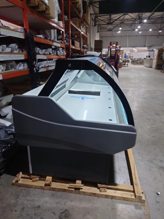 Vitrina orizontala NARO 150cm / INOX / Ventilata