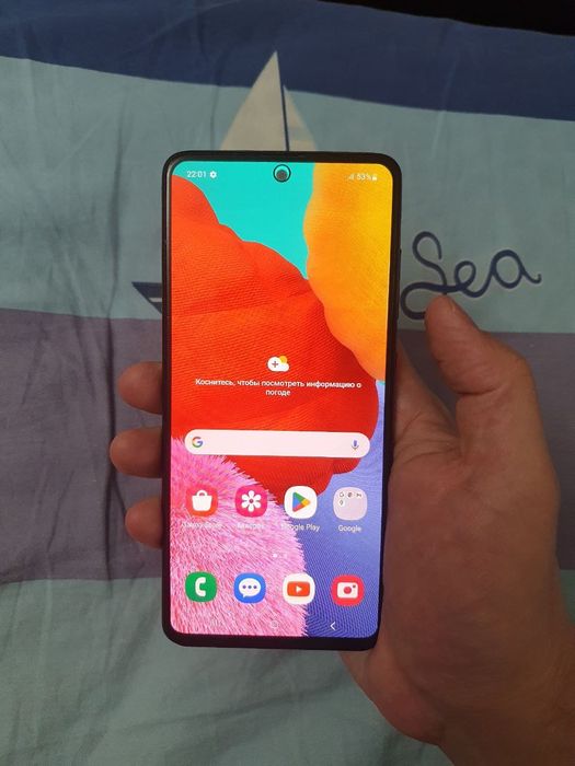 Samsung Galaxy A51 4/64GB Gray Black Igravoy Original Holati Yaxshi