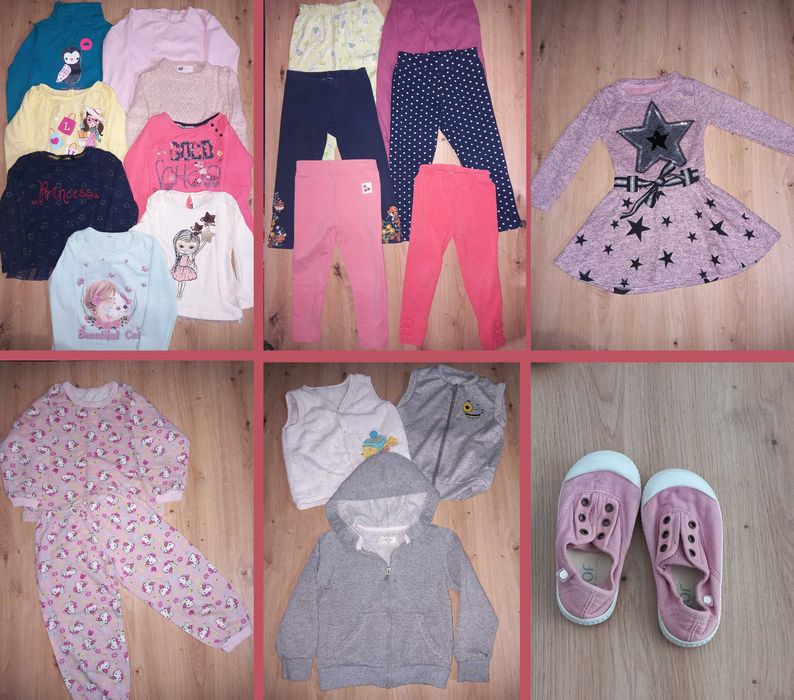 Маркови  дрешки за момиченце 2-3г. / 92-98см. + Кецове на IGOR