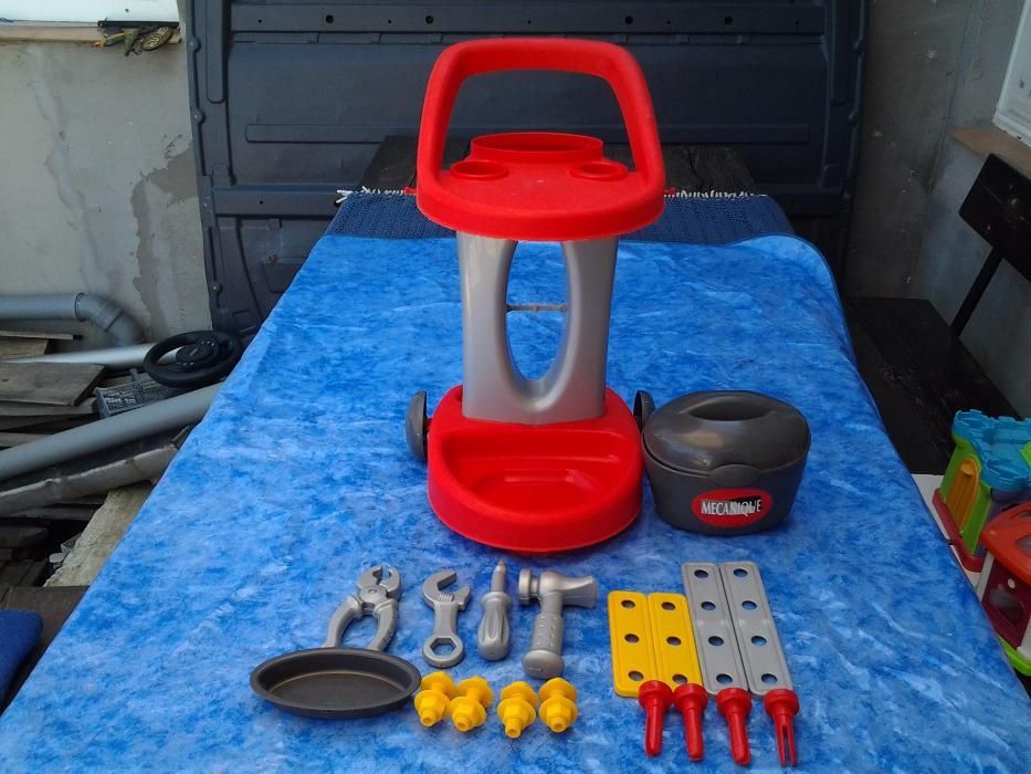 **Ecoiffier Mecanique Set Bricolaj | jucarie copii | 18 accesorii