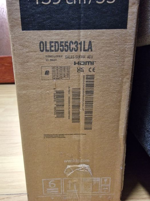 Vand TV OLED Evo 55C31LA Display Spart, 139 CM  1000LEI