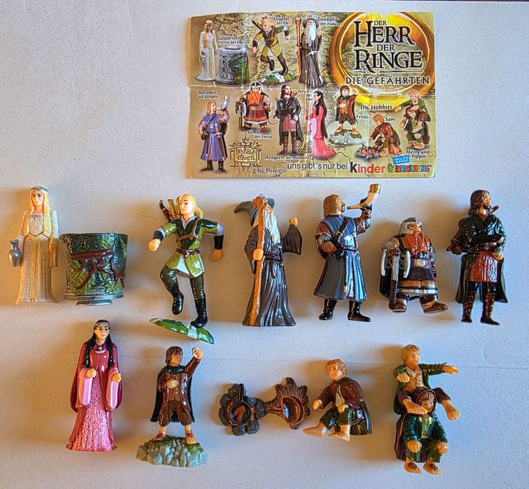 Пълни серии "Властелинът на пръстена" Киндер