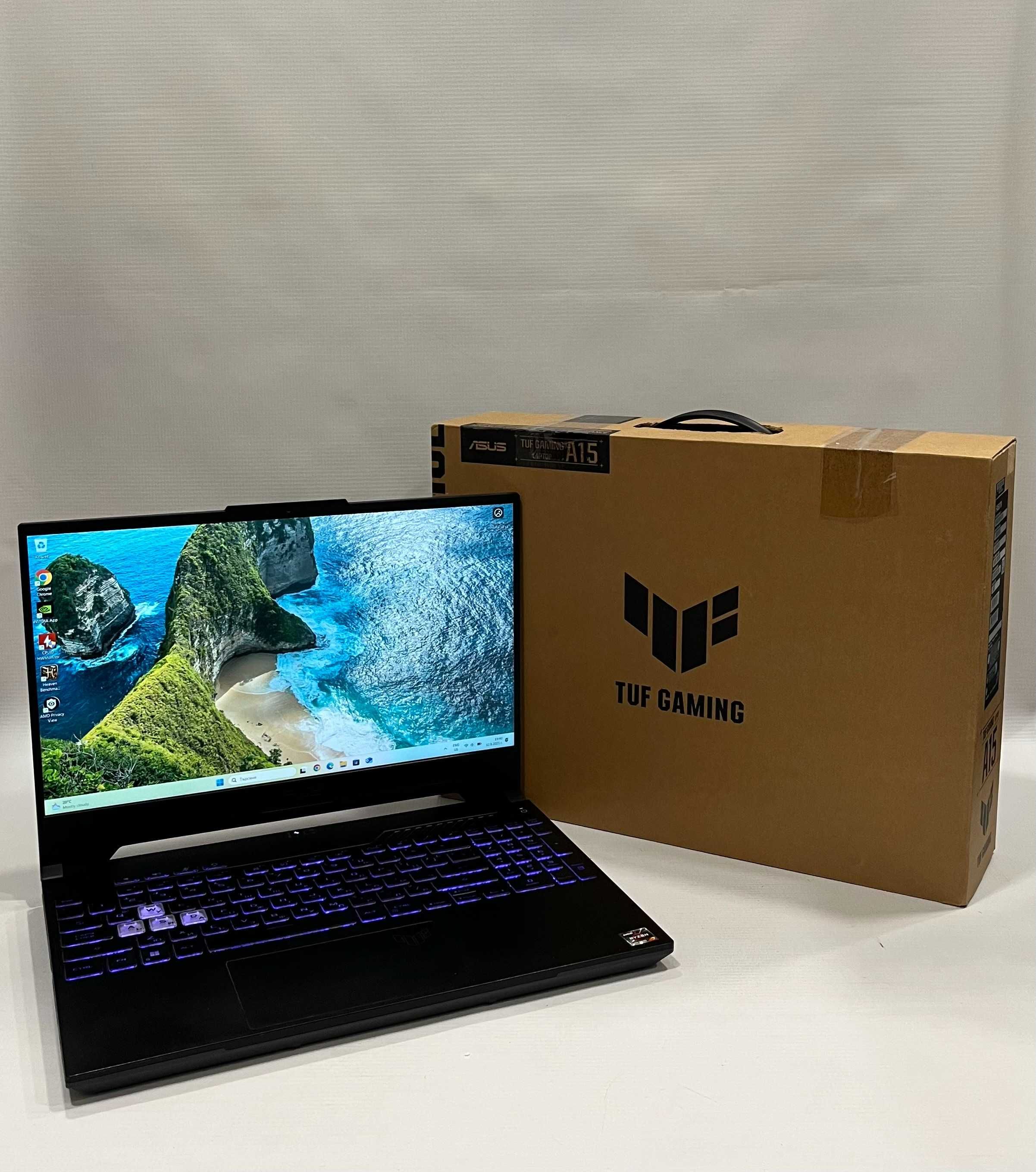 Геймърски лаптоп AMD Ryzen 7 6800H, RTX 3060 6GB, 16GB ram