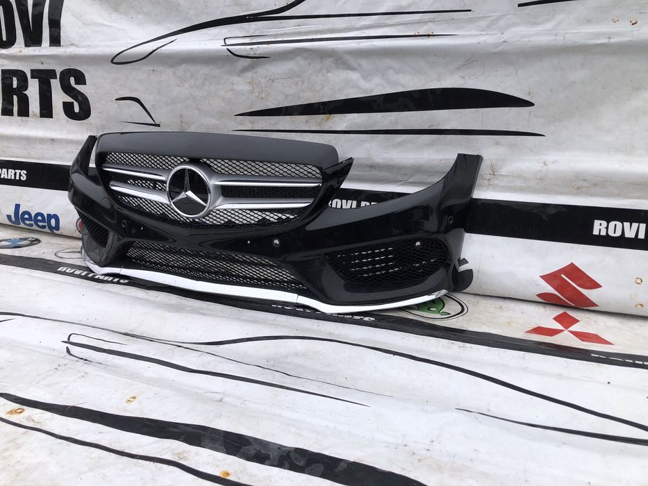 Bara Fata Completa/Grile/Ornamente Mercedes C-Class W205 AMG An 2015+