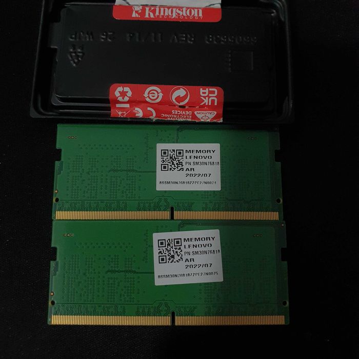 KIT 16GB (2x8gb) 4800Mhz Memorie RAM DDR5 SODIMM Laptop DUAL CHANNEL