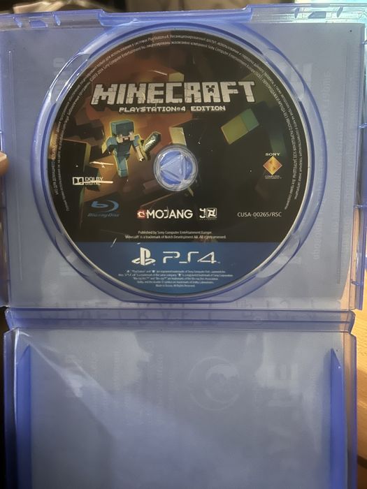 Продам диск на PS 4 Minecraft