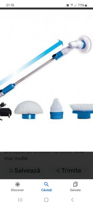 Mop rotativ pentru curățarea suprafețelor murdare.