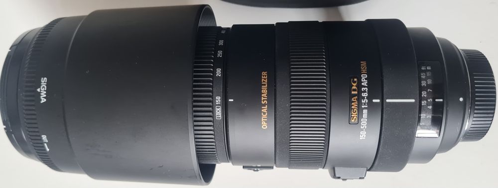 Vand Sigma 150-500mm Nikon F stare perfecta