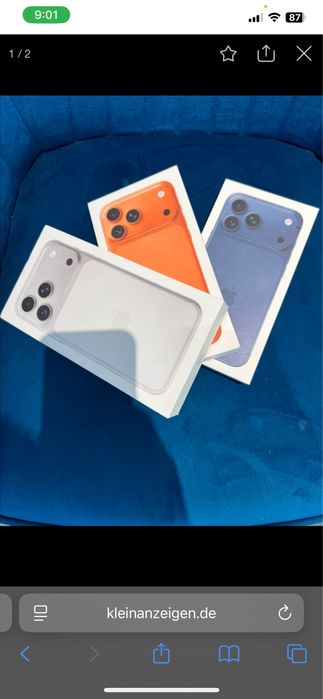 Iphone 17 pro max 256gb 2години гаранция
