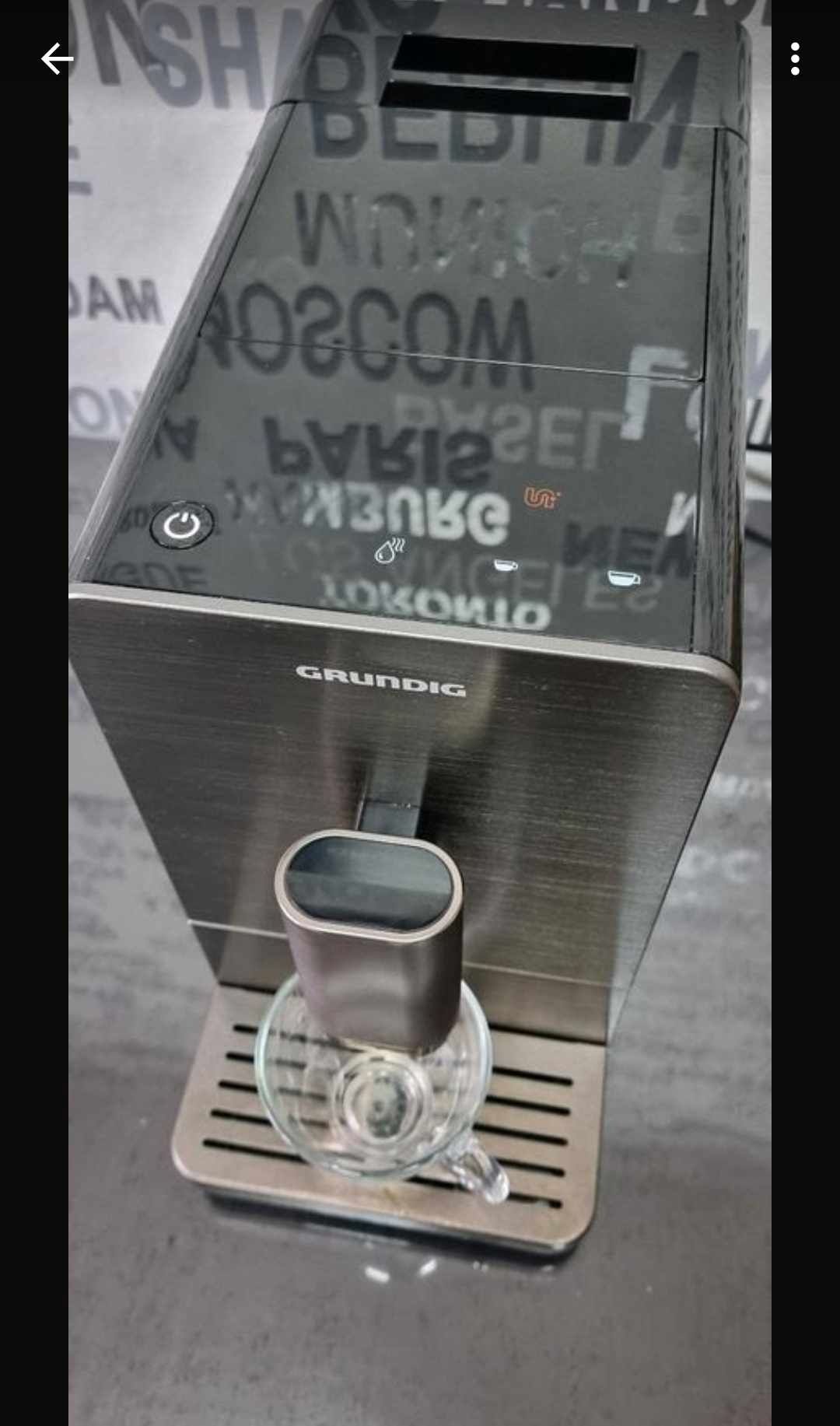 Aparar cafea complet automat Grundig KVA 4830,, Boabe de cafea, Râșniț