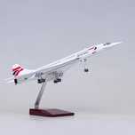 Macheta avion British Airways Concorde 50 cm, scara 1:125