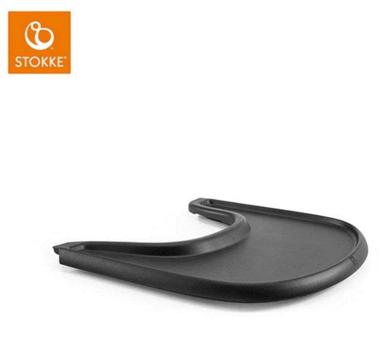 Stokke Tripp Trapp Baby Set и табла за хранене в черно