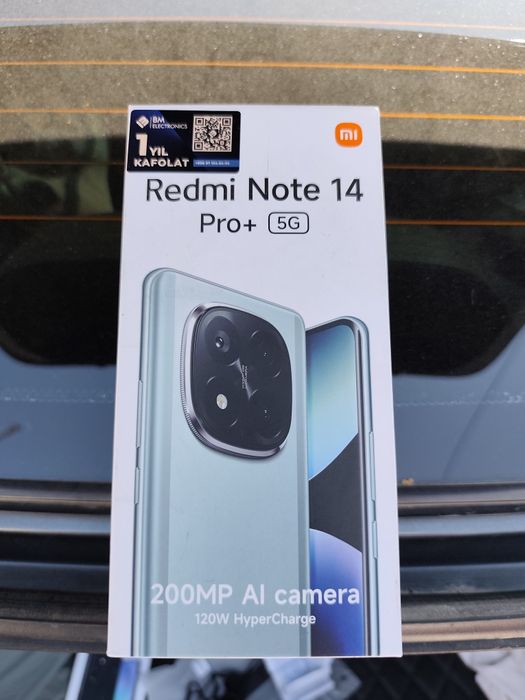 Redmi note 14pro plus 12/512gb qora rangi 2025yil