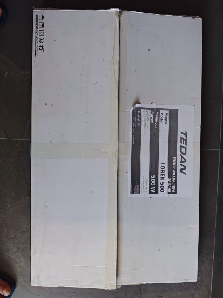 Електрическа лира за баня TEDAN модел LOREN 500W