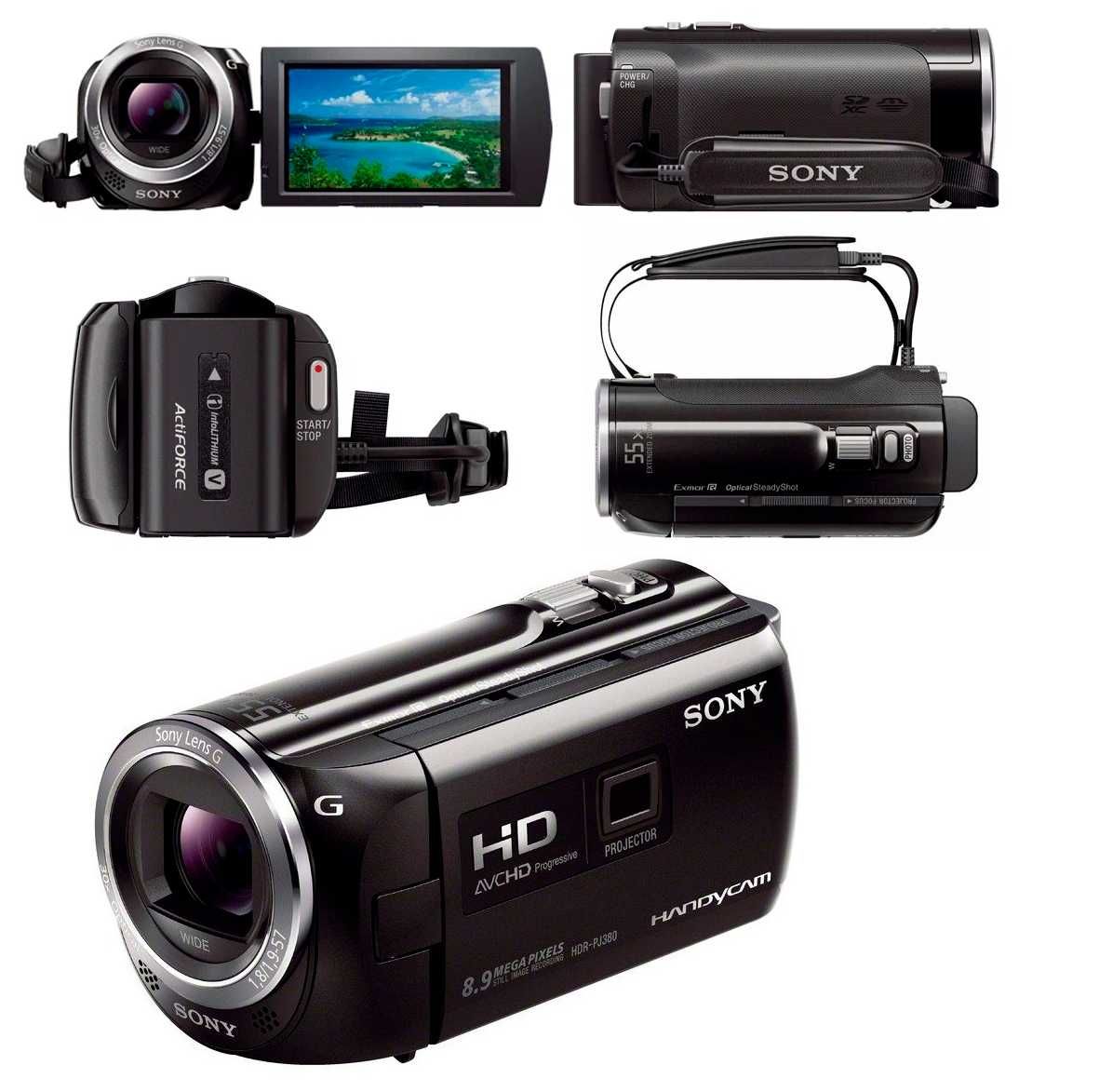 видеокамера sony HDR - PJ380E (с проектором)