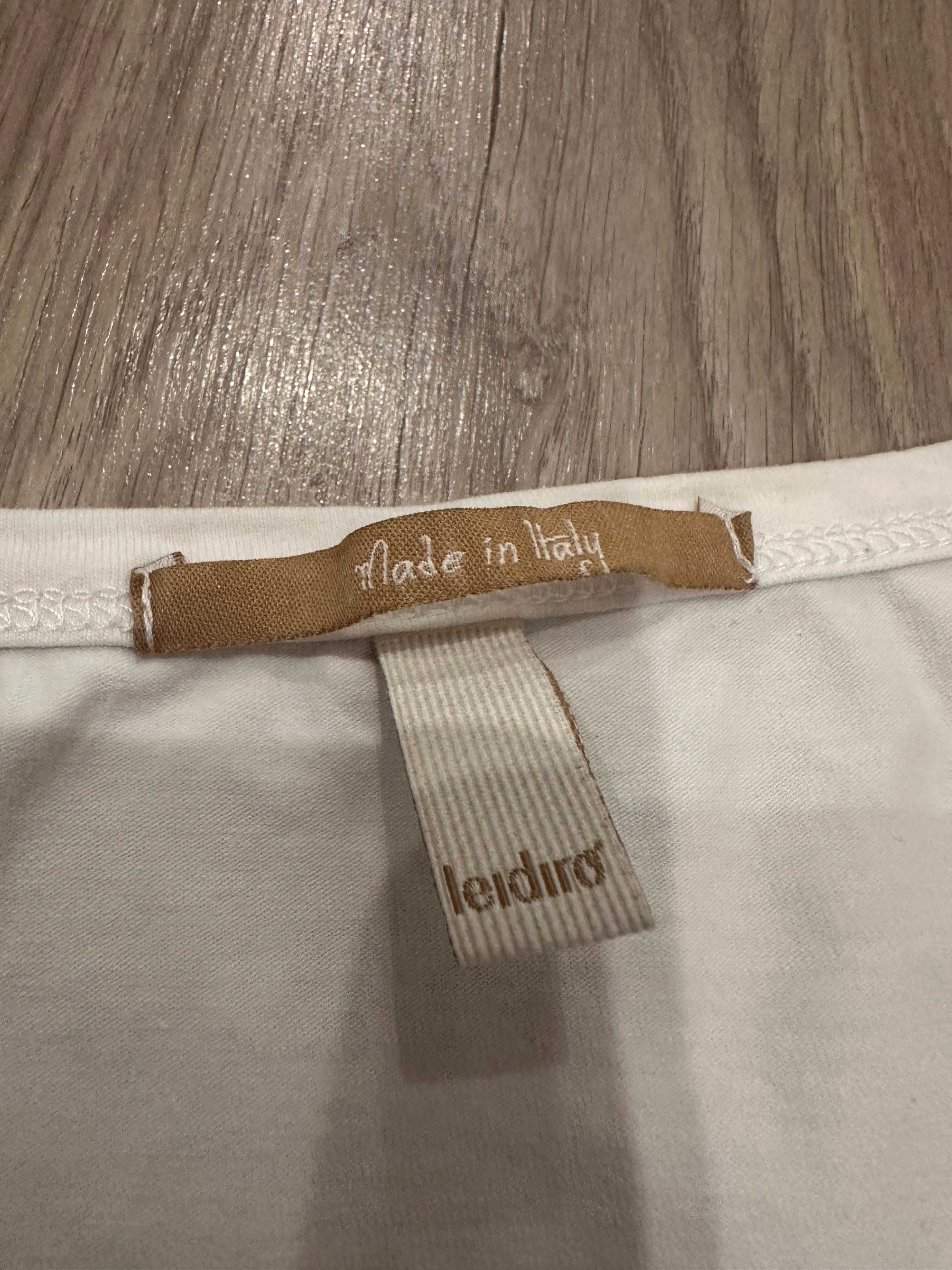 LEIDIRO Made in Italy ефектна тениска С/М
