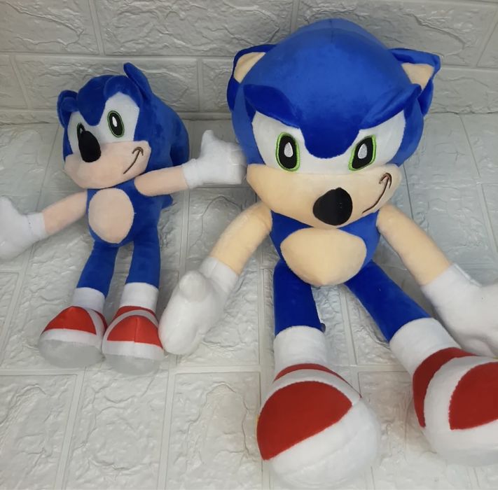 Плюшени играчки Соник/Спайдърмен, плюшена играчка Sonic/Spiderman