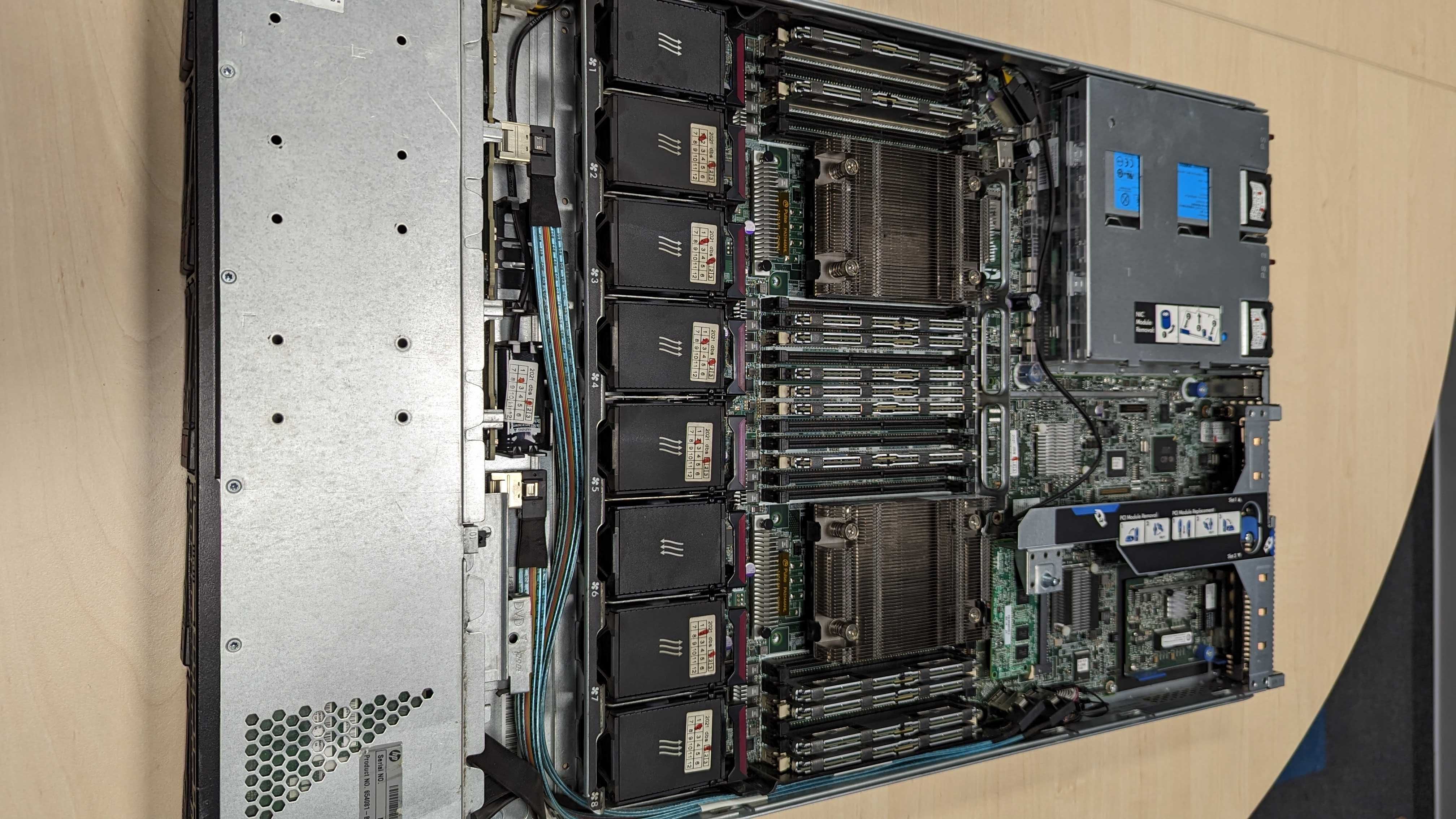 Server HP DL360e G8 Xeon E5-2650 v2 -2.6GHz 128GB DDR3 2x1TB SSD