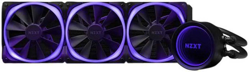 Система жидкостного охлаждения СЖО AIO NZXT KRAKEN X73 RGB WHITE.