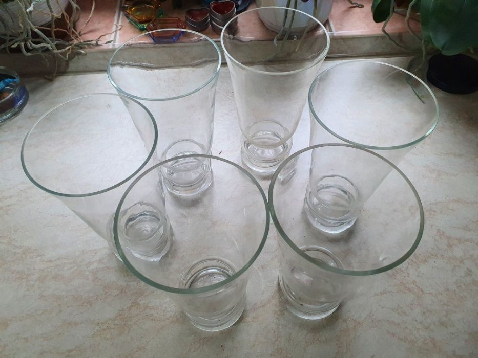 Vaze din sticla - handmade