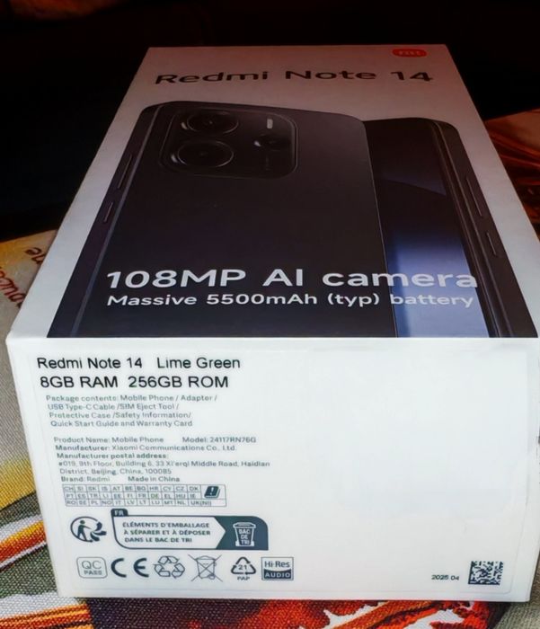 Продаётся почти новый Redmi Note 14. В идеальном состоянии.