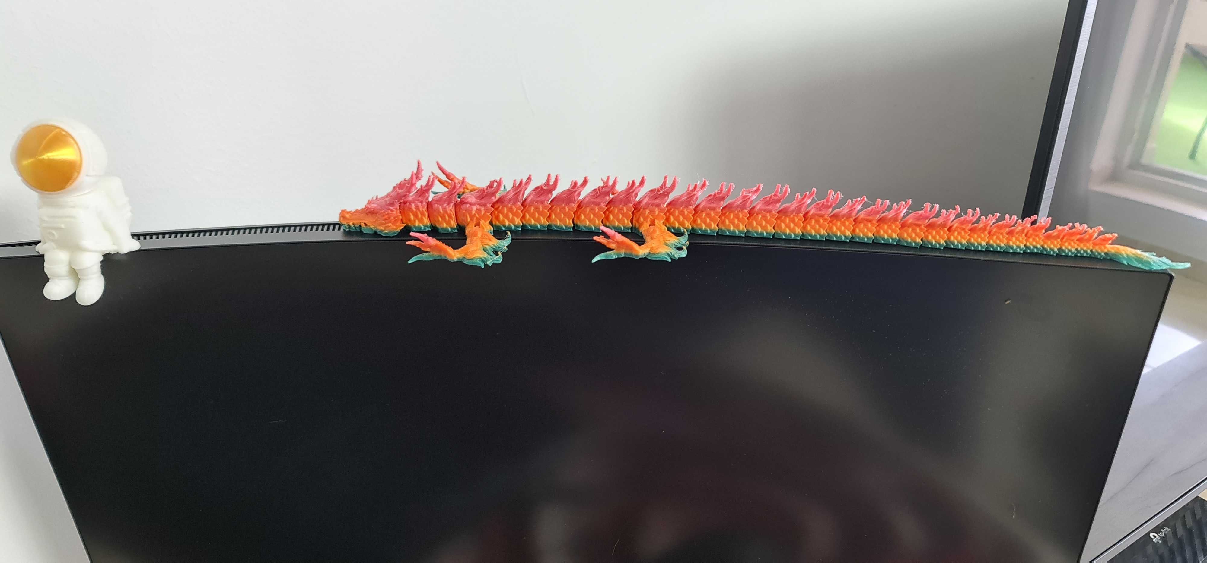 Dragon Articulat Printat 3d pentru Acasa sau Birou