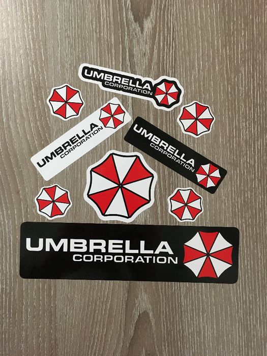 Umbrella Corporation 16бр. стикери различни размери Stickers Спонсории