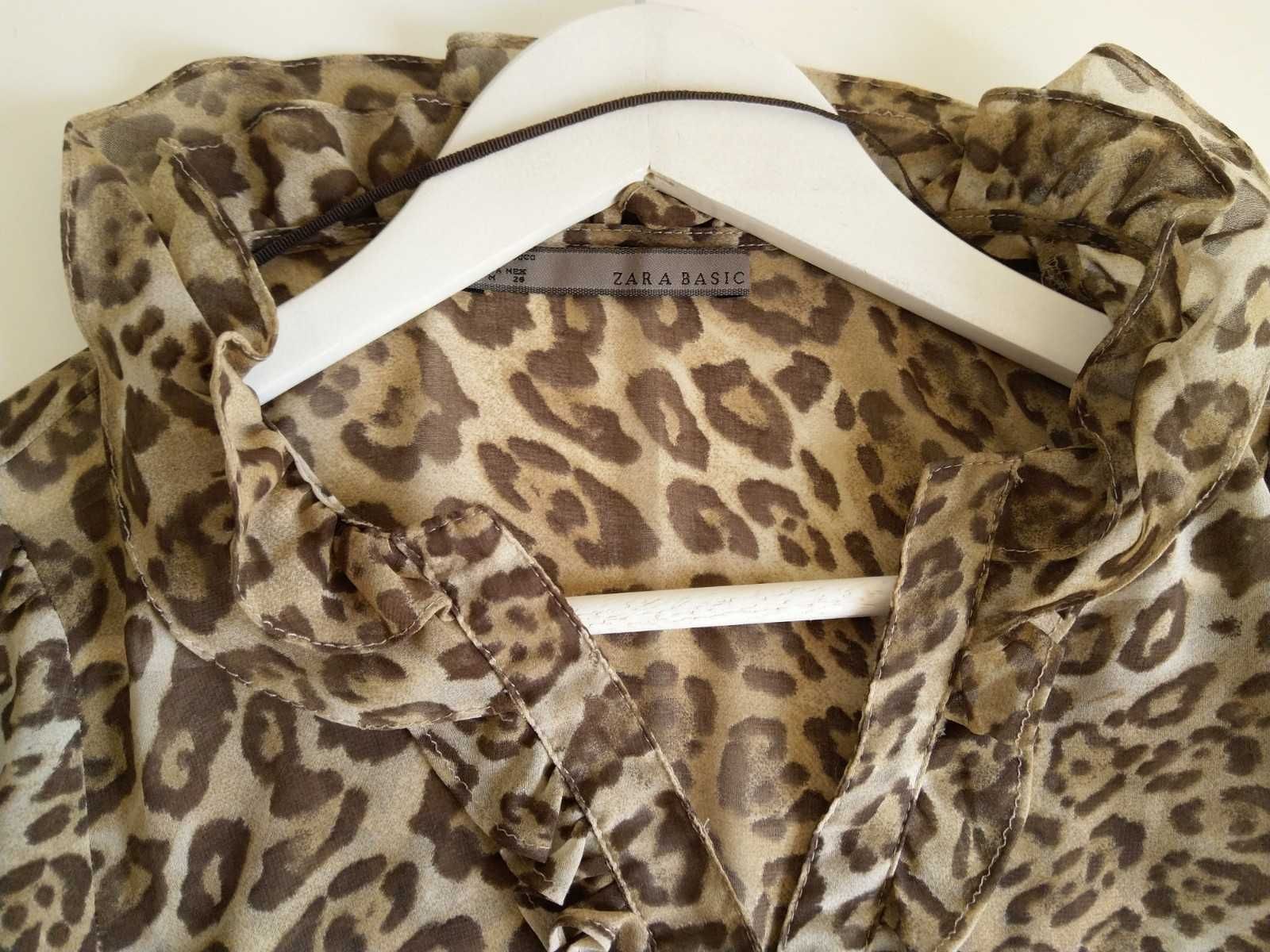 Bluza imprimeu leopard, Zara, marimea M