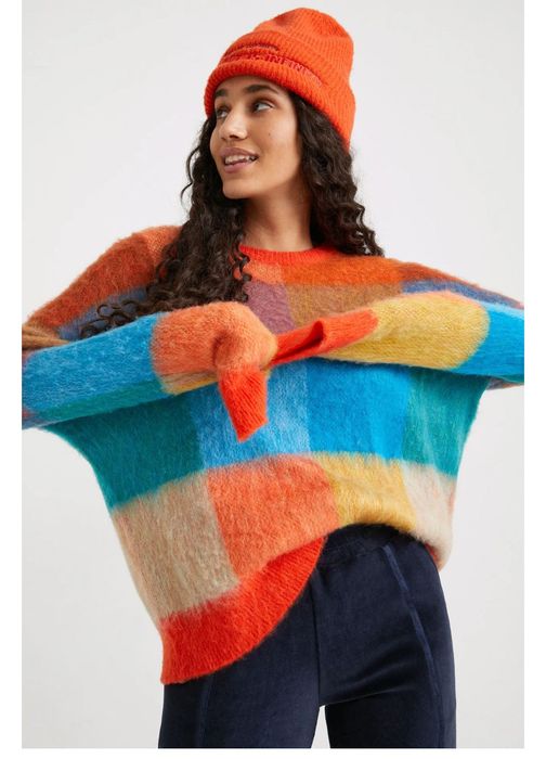 НАМАЛЕН! Desigual пуловер с вълна