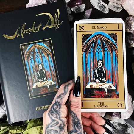 RAR Salvador Dali DELUXE Tarot+Book LIMITED GOLD Edition box set SIGIL