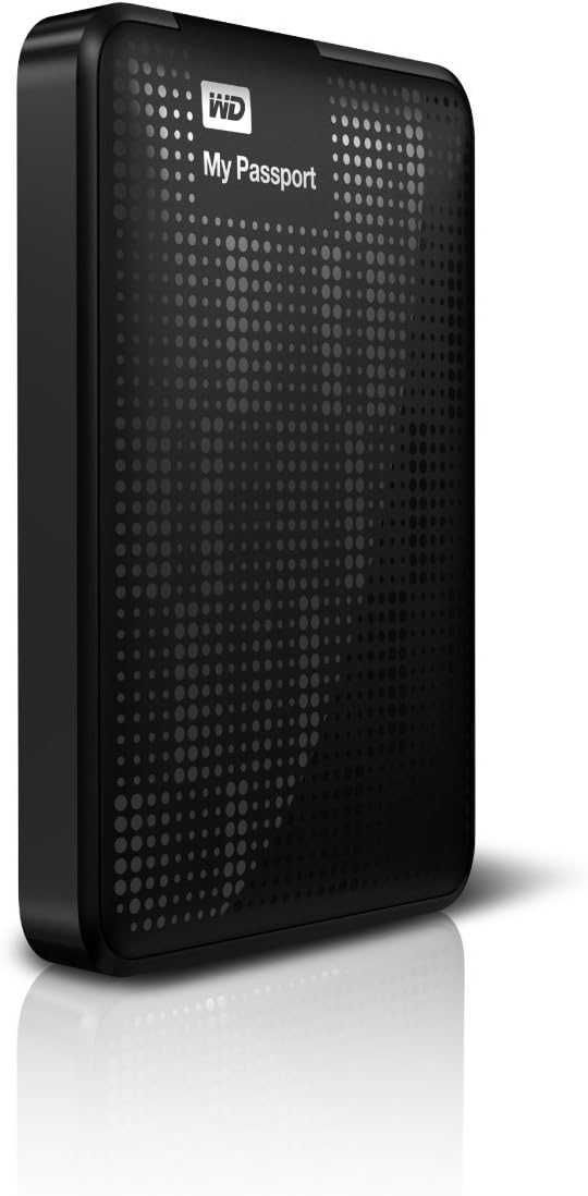 Портативный внешний жесткий диск WD My Passport 1 ТБ USB 3.0 черный
