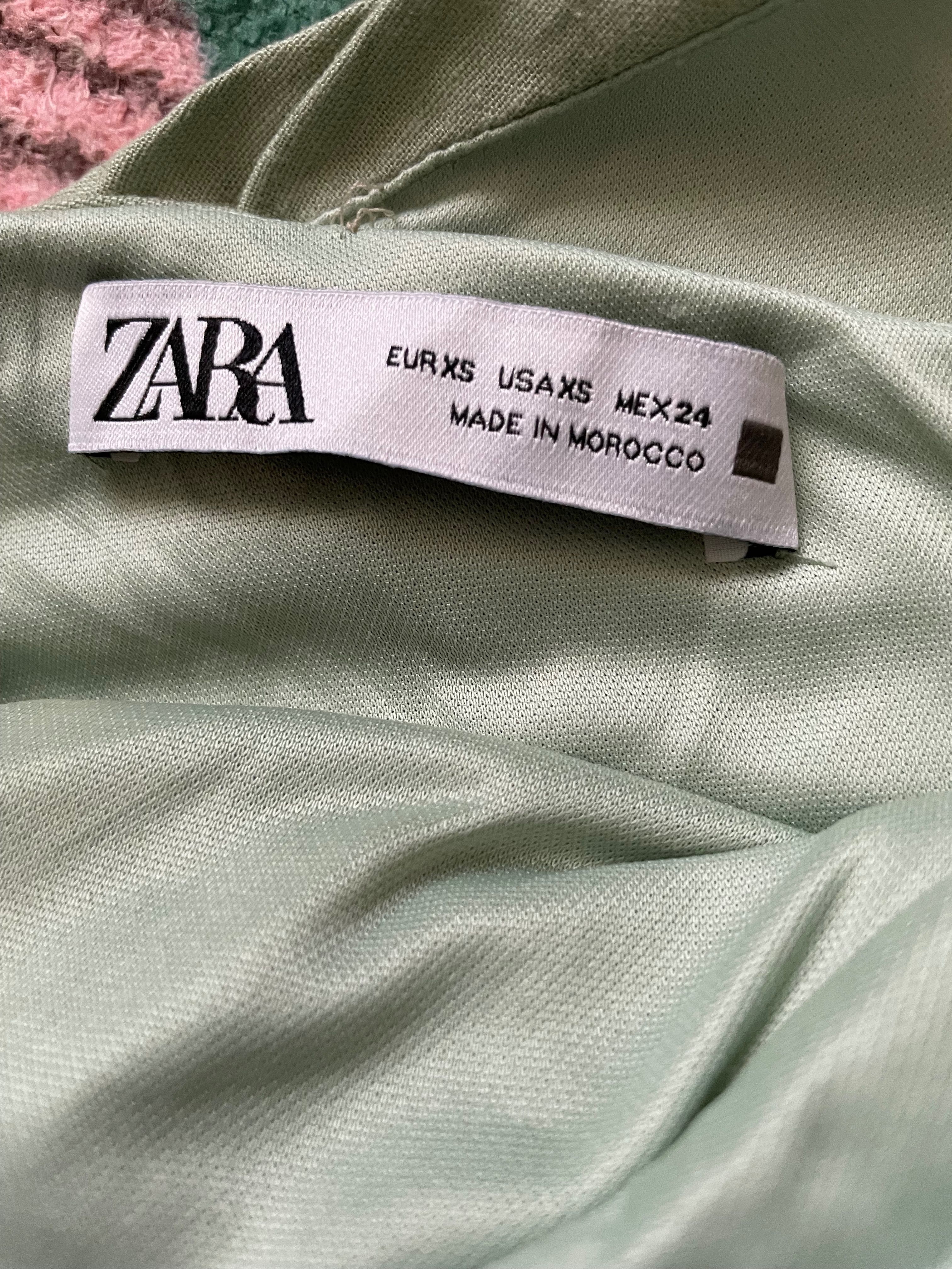 Ленена рокля на Zara