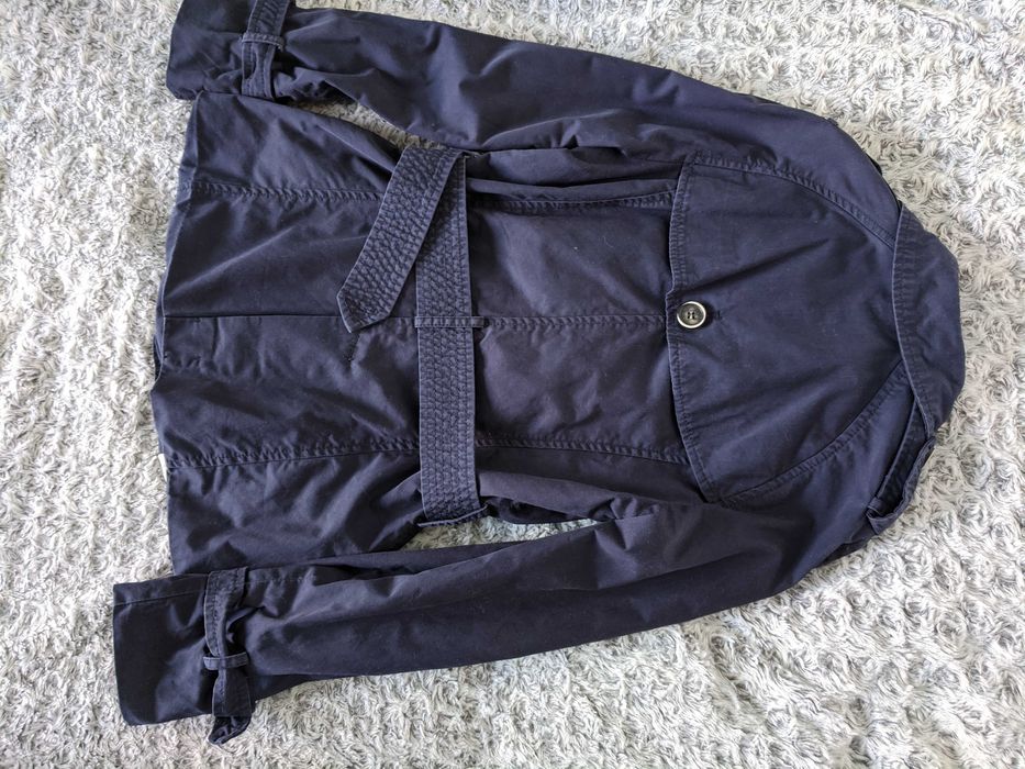 Trench albastru-bleumarin Zara, femei XS