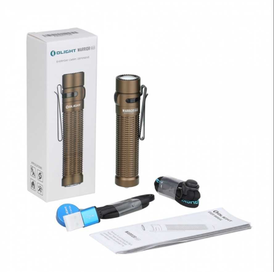Lanterna tactica Olight Warrior Mini Desert Tan