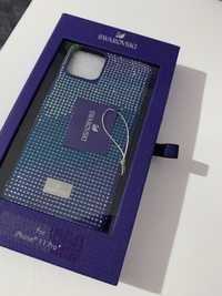 Vand Husa Swarovski iPhone 11 Pro BLUE ANNIVERSARY