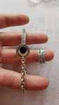 Set argint 925 Bvlgari dama,pietre stralucitoare,Italy model elegant,