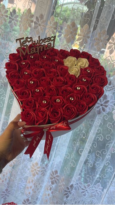 Aranjamente din trandafiri de sapun